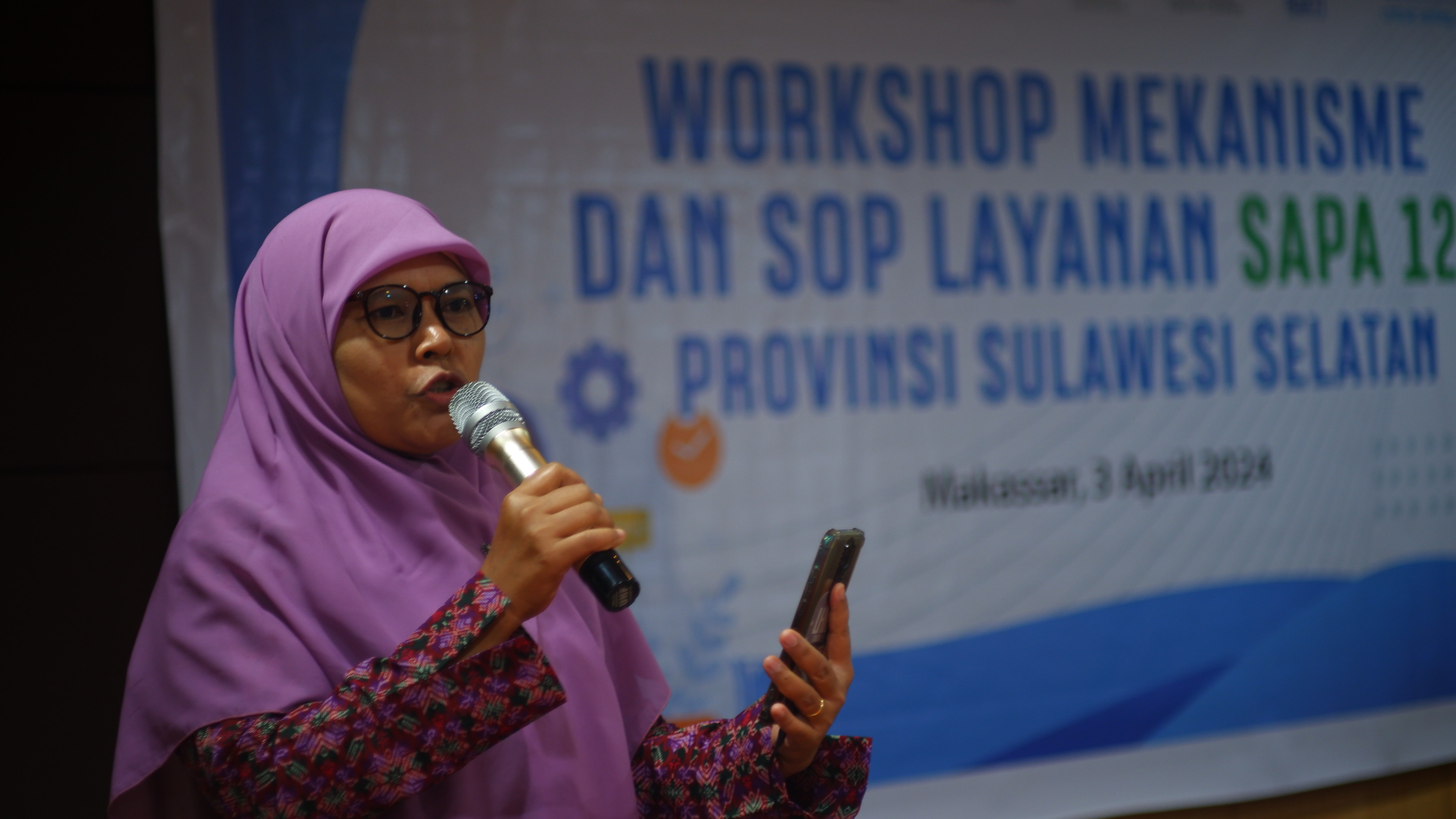 Sosialisasi Layanan SAPA 129 Provinsi Sulawesi Selatan | BaKTI